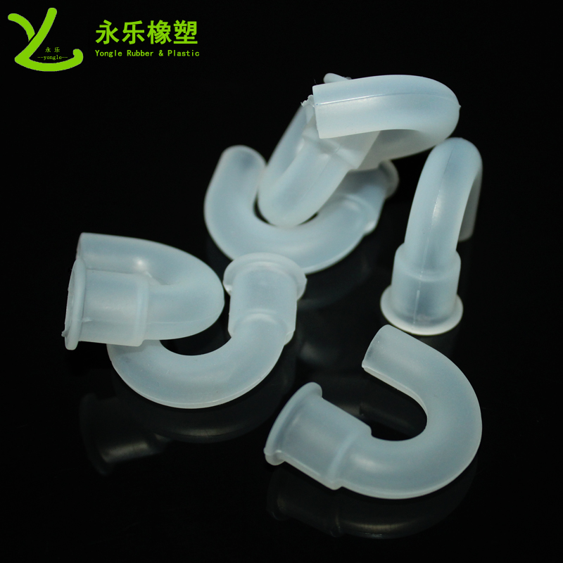 醫(yī)用硅膠彎管，模壓硅膠彎管，血氧儀硅膠彎管