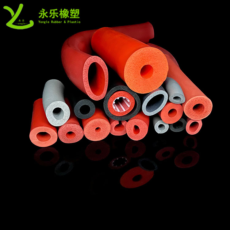 擠出發(fā)泡硅膠管，耐高溫發(fā)泡硅膠管，耐老化發(fā)泡硅膠管