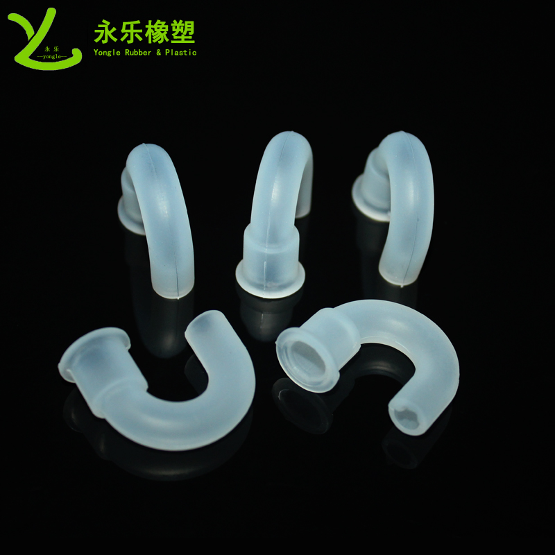 醫(yī)用硅膠彎管，模壓硅膠彎管，血氧儀硅膠彎管