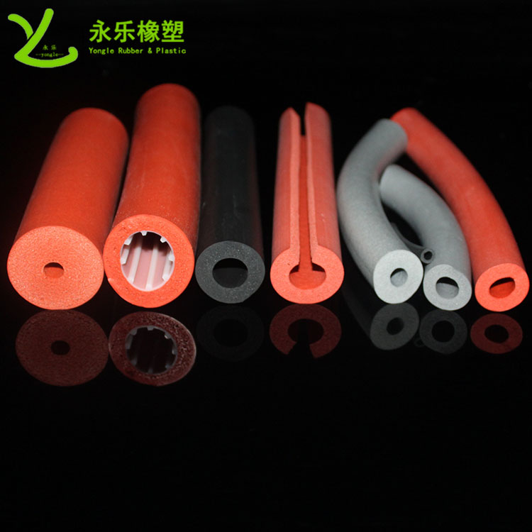 發(fā)泡硅膠管，擠出發(fā)泡硅膠管，耐高溫發(fā)泡硅膠管
