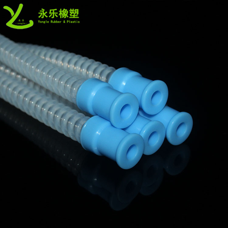 呼吸機(jī)硅膠波紋管，醫(yī)用硅膠波紋管，無氣味硅膠波紋管