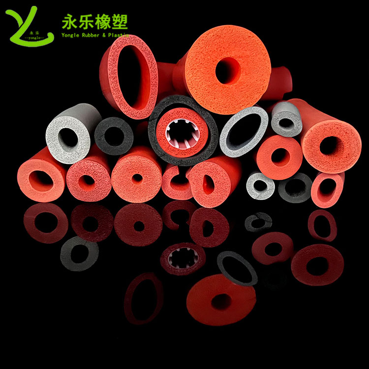 擠出發(fā)泡硅膠管，耐高溫發(fā)泡硅膠管，耐老化發(fā)泡硅膠管