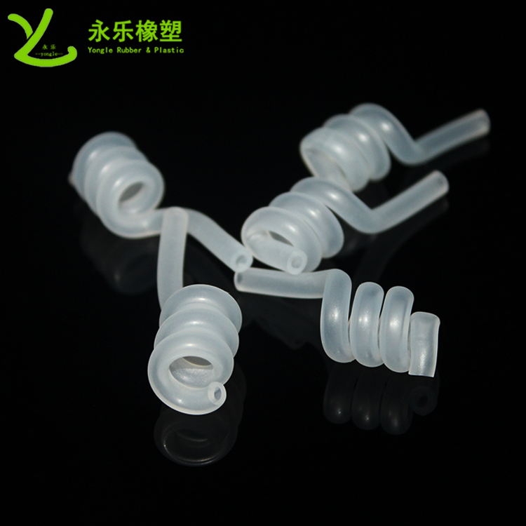 硅膠吸管，螺旋硅膠管，食品級(jí)硅膠管