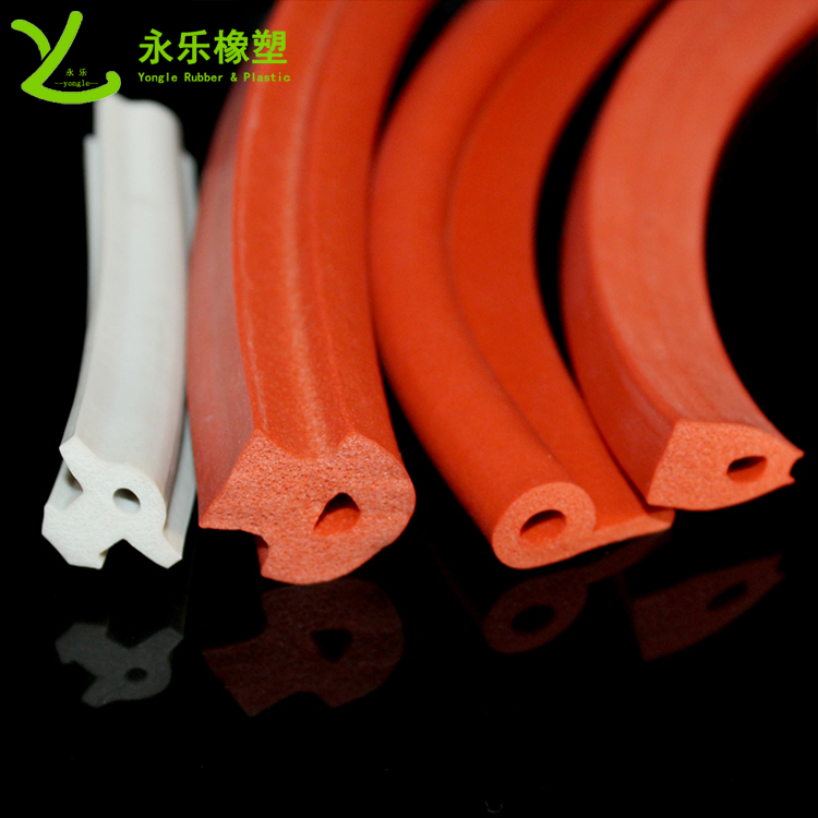 耐高溫發(fā)泡硅膠條，阻燃發(fā)泡硅膠條，細(xì)孔硅膠發(fā)泡條