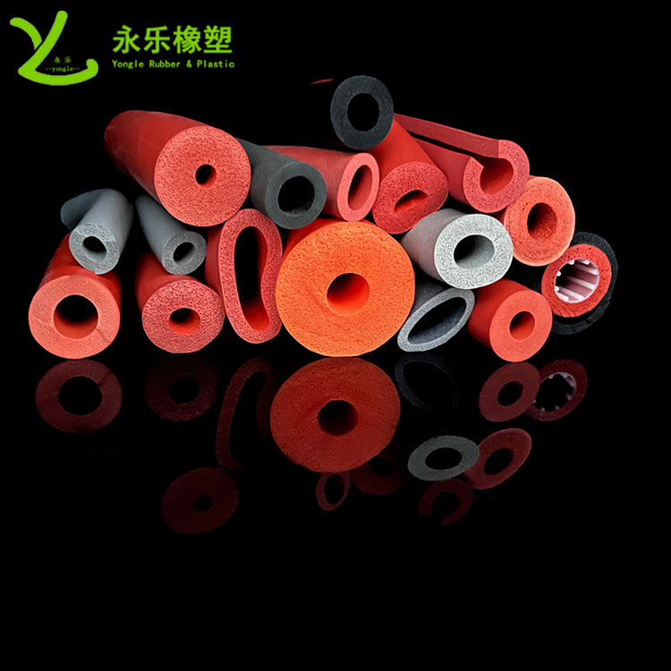 擠出發(fā)泡硅膠管，耐高溫發(fā)泡硅膠管，耐老化發(fā)泡硅膠管