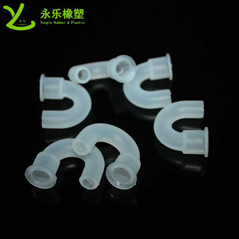 醫(yī)用硅膠彎管，模壓硅膠彎管，血氧儀硅膠彎管