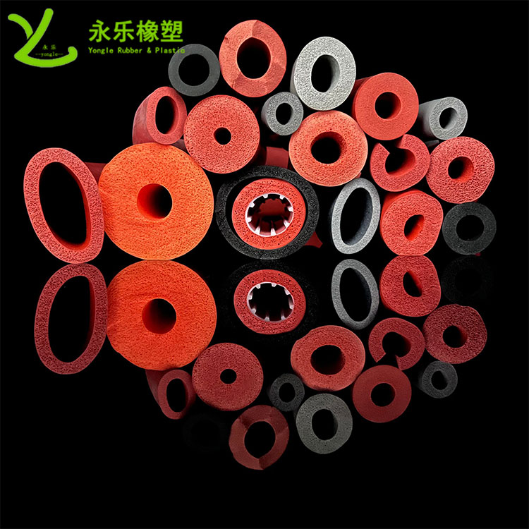 擠出發(fā)泡硅膠管，耐高溫發(fā)泡硅膠管，耐老化發(fā)泡硅膠管